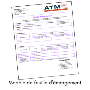 Document centre de formation - Modéle Convocation Feuille d'émargement